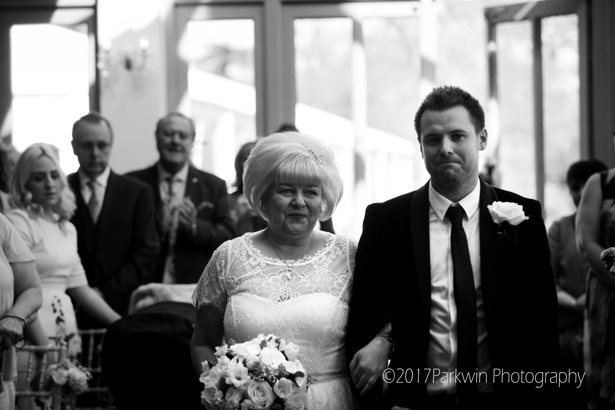 proud son with Mum at Wedding