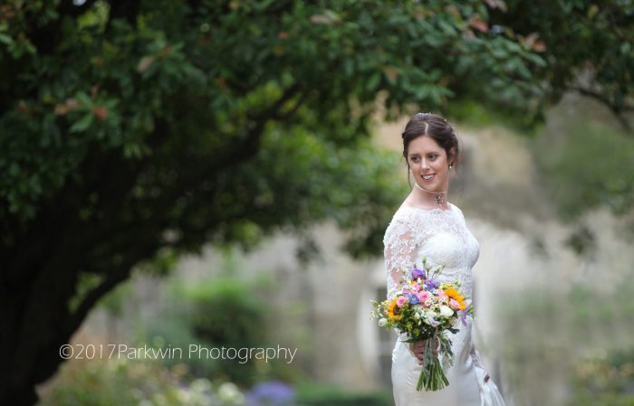 bride at Hanbury Manor